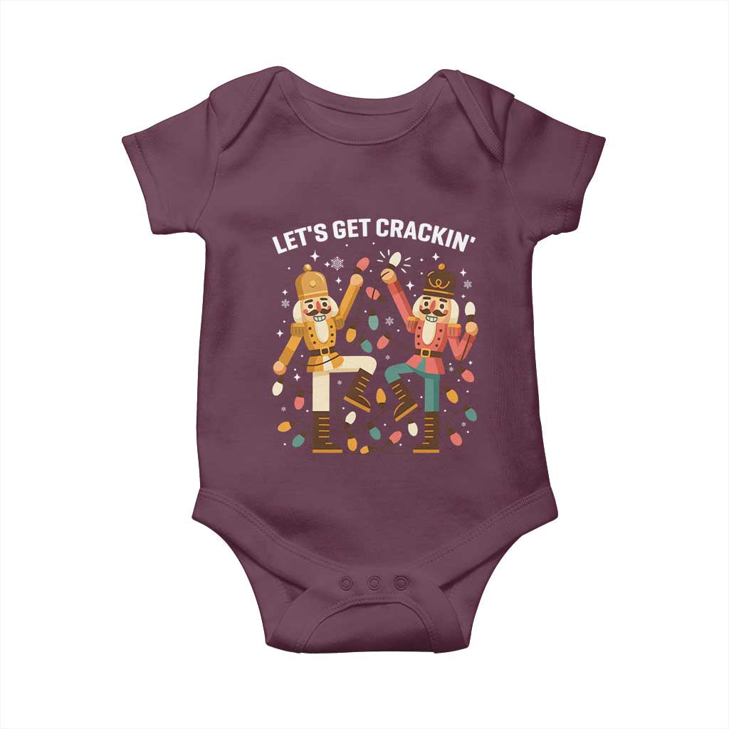 Funny Nutcracker Christmas Baby Onesie Let Us Get Crackin - Wonder Print Shop