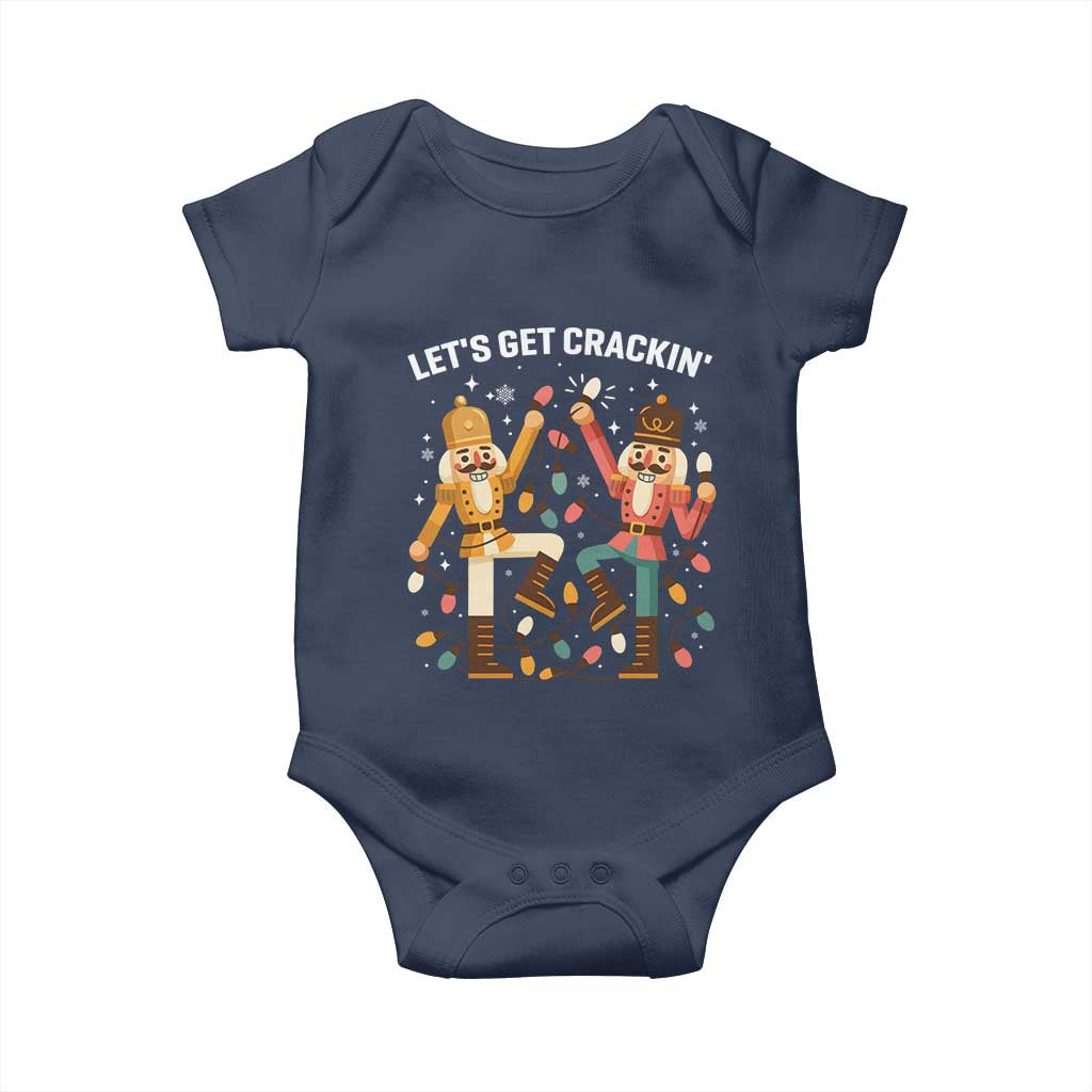Funny Nutcracker Christmas Baby Onesie Let Us Get Crackin - Wonder Print Shop