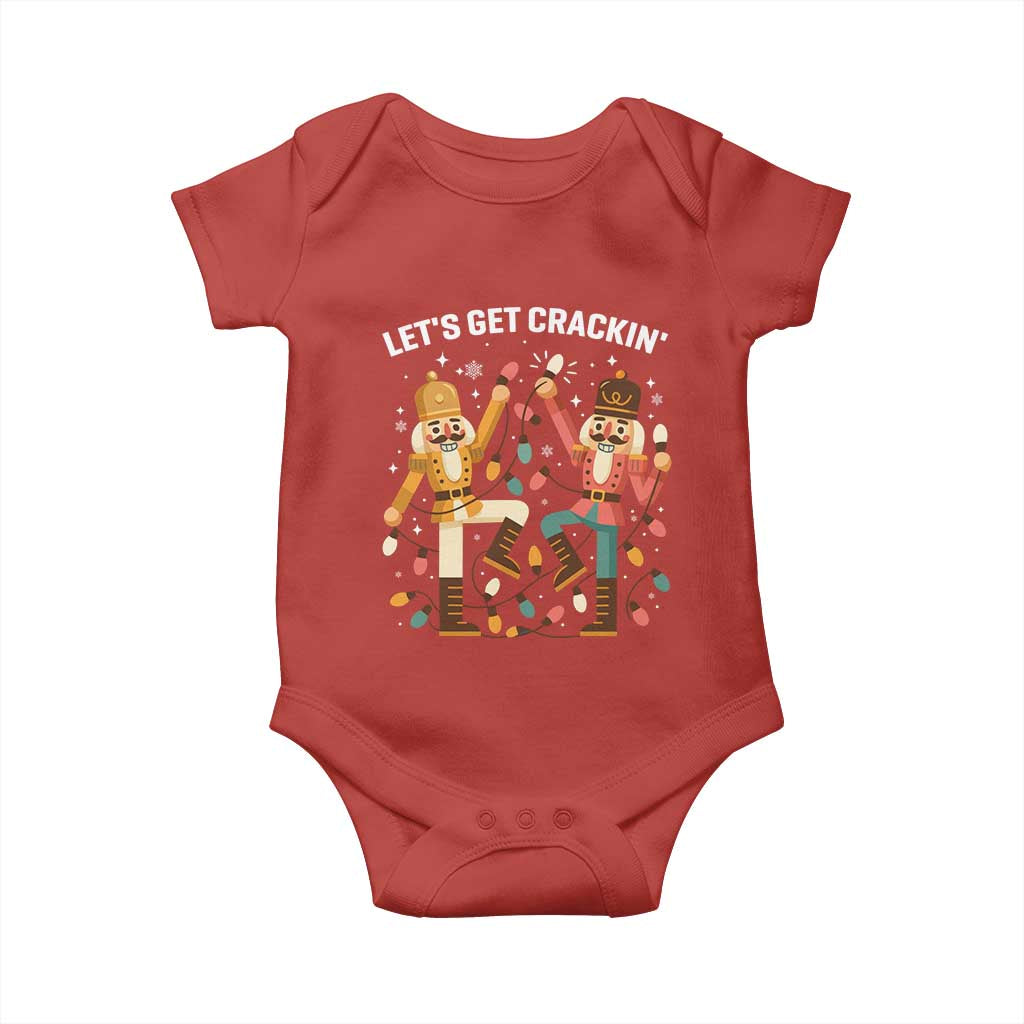 Funny Nutcracker Christmas Baby Onesie Let Us Get Crackin - Wonder Print Shop