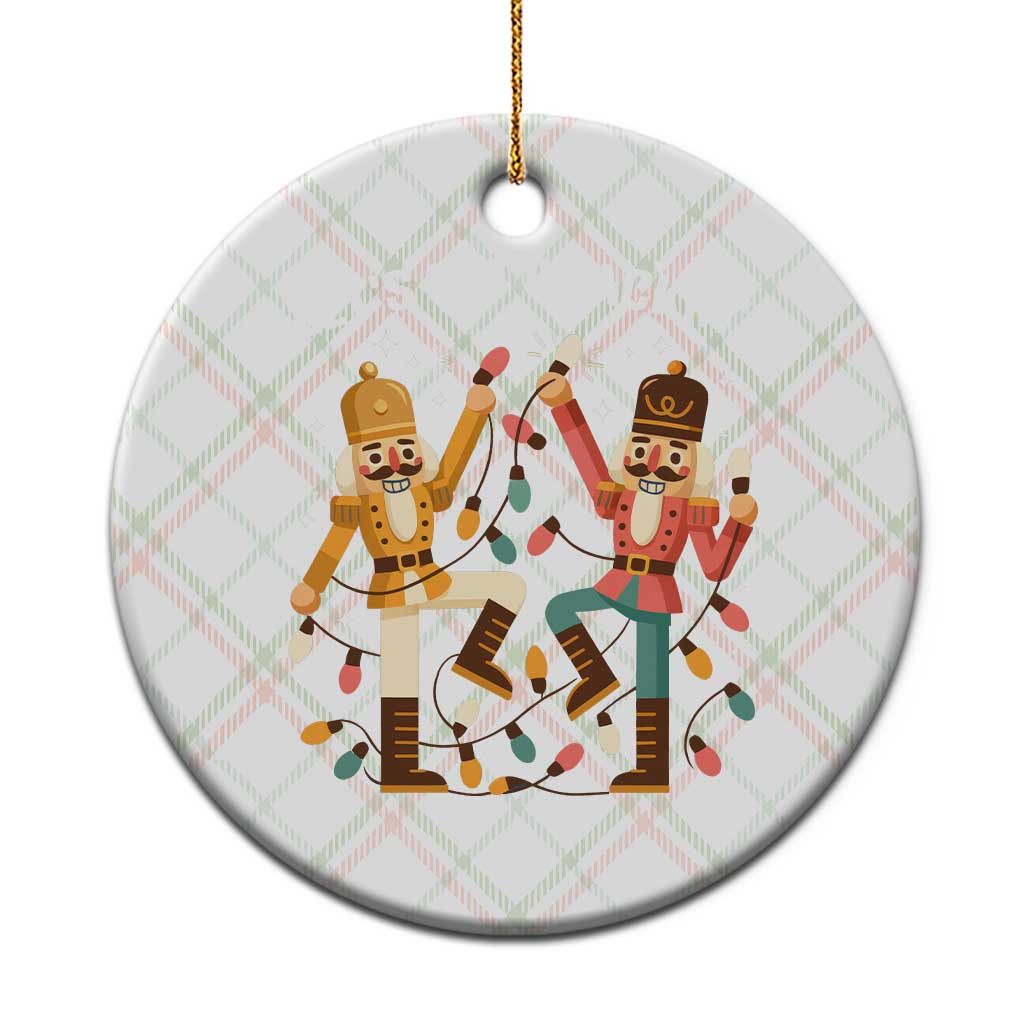 Funny Nutcracker Christmas Ceramic Ornament Let Us Get Crackin - Wonder Print Shop