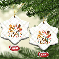 Funny Nutcracker Christmas Ceramic Ornament Let Us Get Crackin - Wonder Print Shop