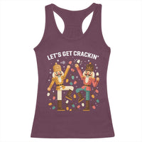 Funny Nutcracker Christmas Racerback Tank Top Let Us Get Crackin - Wonder Print Shop
