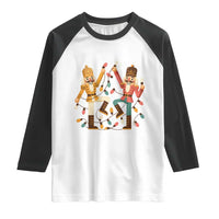 Funny Nutcracker Christmas Raglan Shirt Let Us Get Crackin - Wonder Print Shop