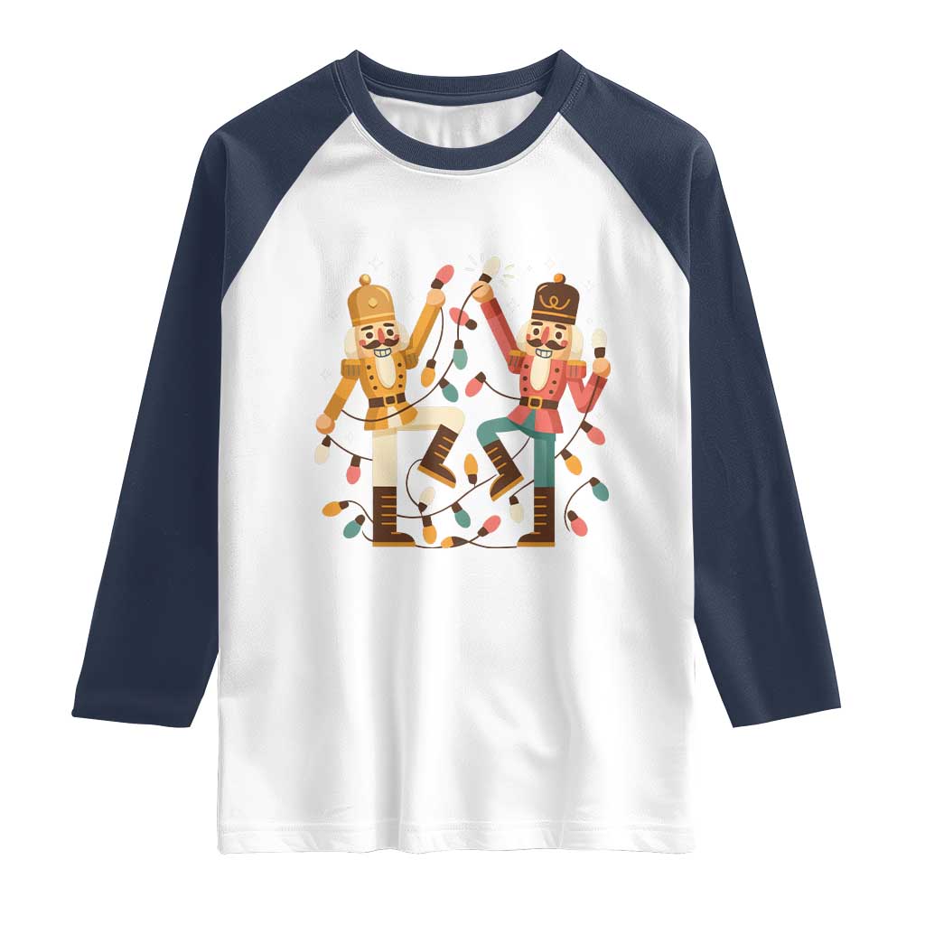 Funny Nutcracker Christmas Raglan Shirt Let Us Get Crackin - Wonder Print Shop
