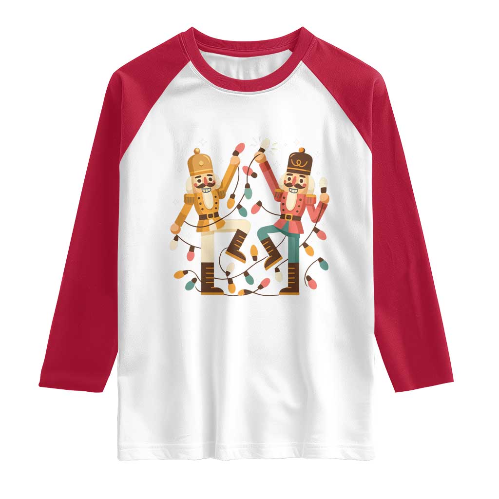 Funny Nutcracker Christmas Raglan Shirt Let Us Get Crackin - Wonder Print Shop