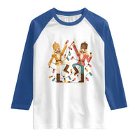 Funny Nutcracker Christmas Raglan Shirt Let Us Get Crackin - Wonder Print Shop