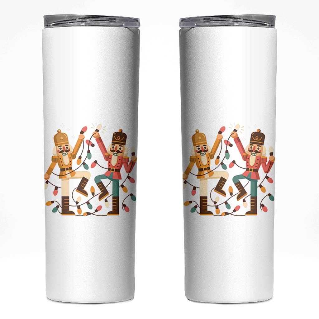 Funny Nutcracker Christmas Skinny Tumbler Let Us Get Crackin - Wonder Print Shop