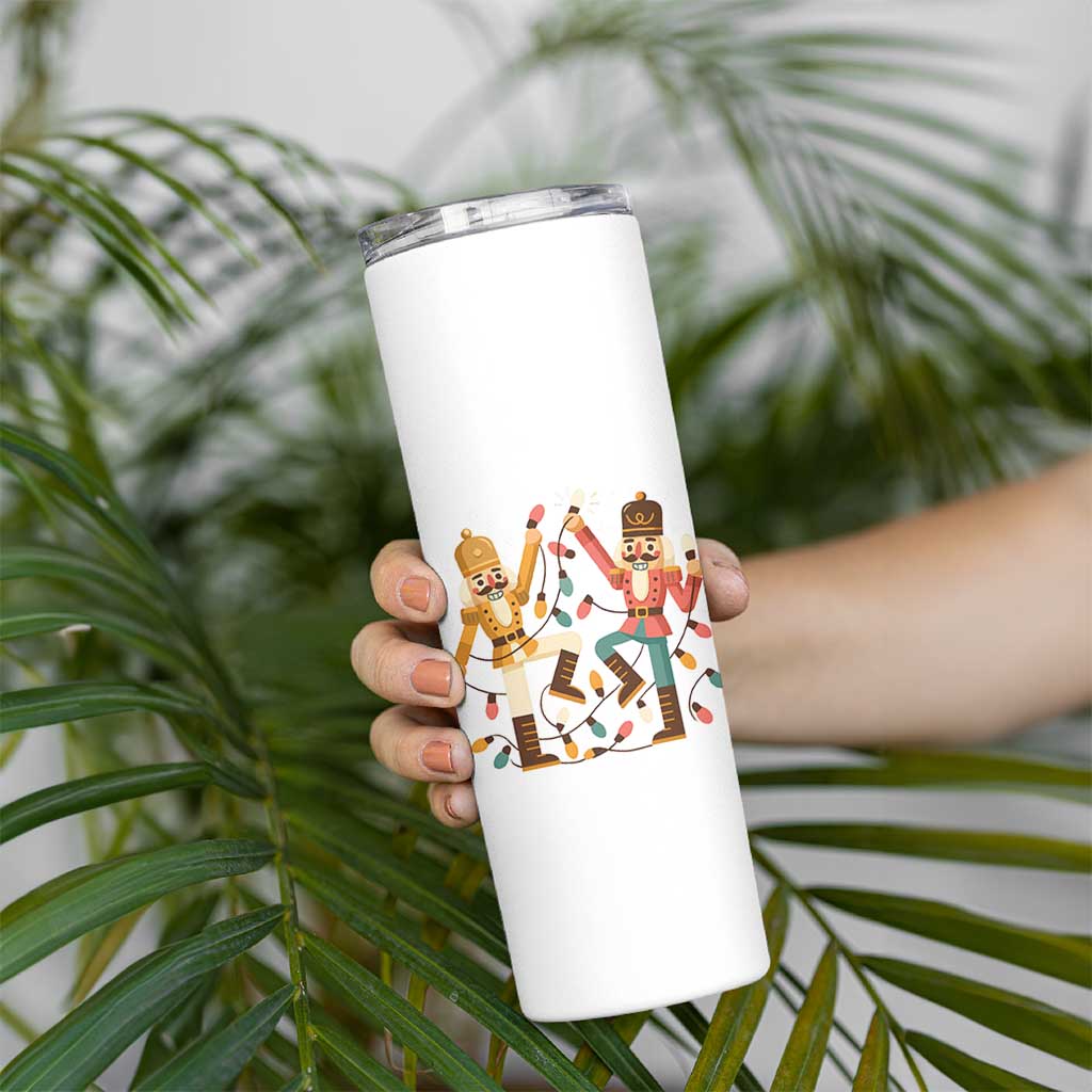 Funny Nutcracker Christmas Skinny Tumbler Let Us Get Crackin - Wonder Print Shop