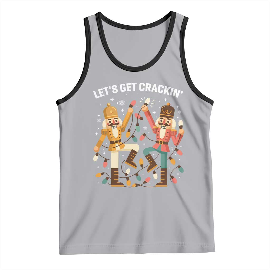 Funny Nutcracker Christmas Tank Top Let Us Get Crackin - Wonder Print Shop