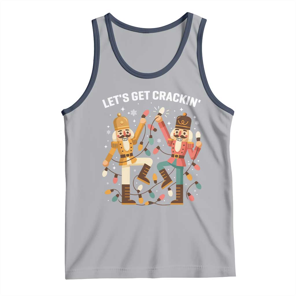 Funny Nutcracker Christmas Tank Top Let Us Get Crackin - Wonder Print Shop