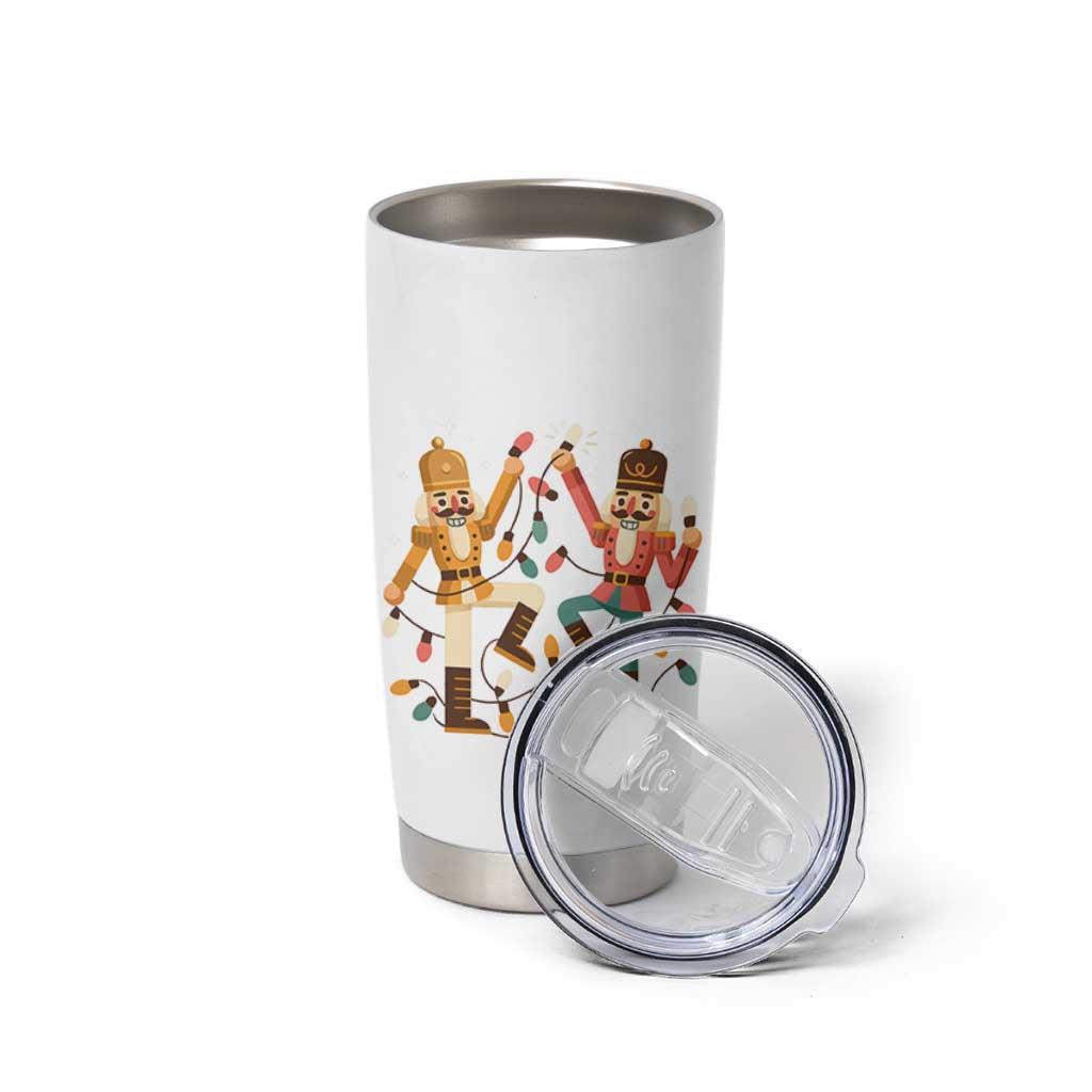 Funny Nutcracker Christmas Tumbler Cup Let Us Get Crackin - Wonder Print Shop