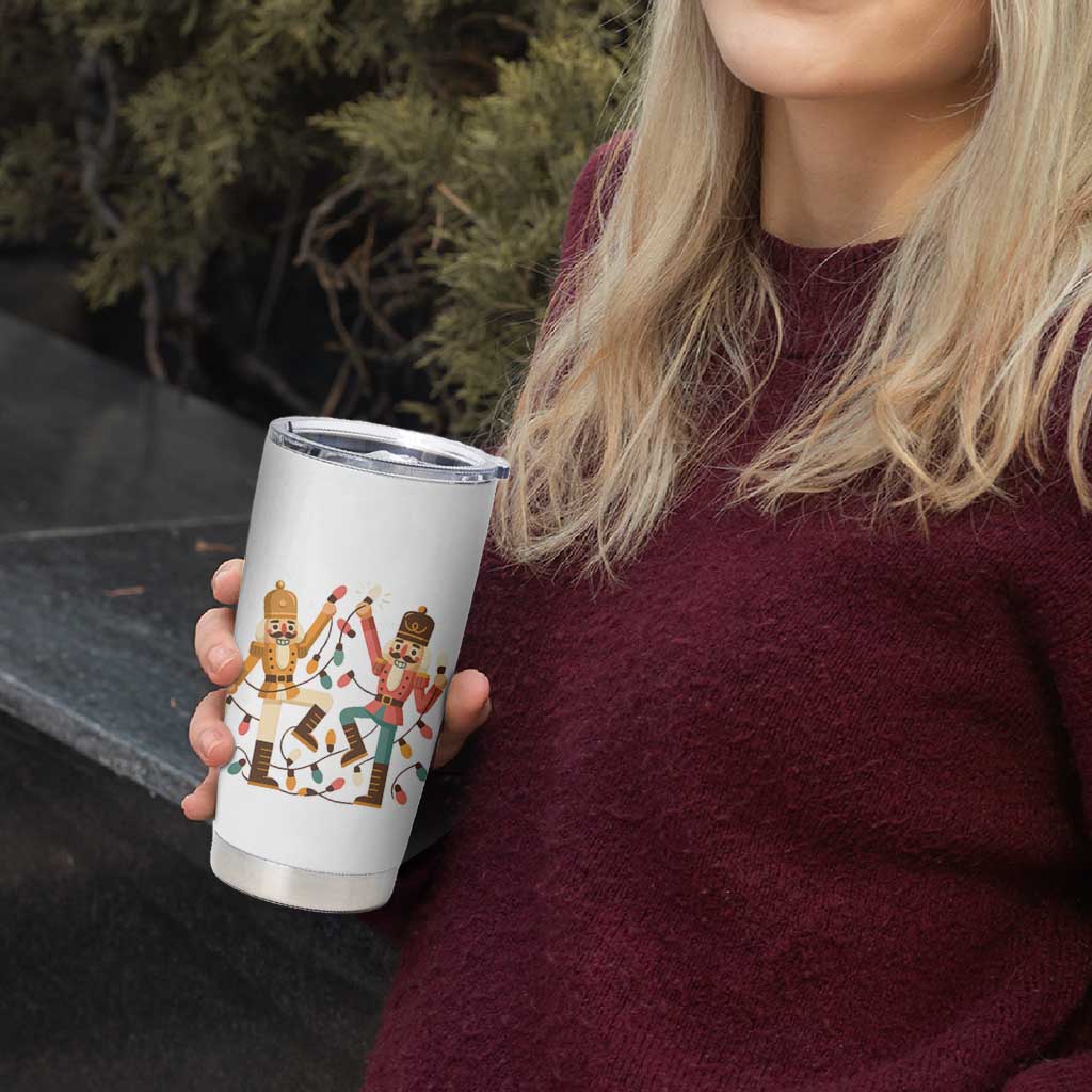 Funny Nutcracker Christmas Tumbler Cup Let Us Get Crackin - Wonder Print Shop