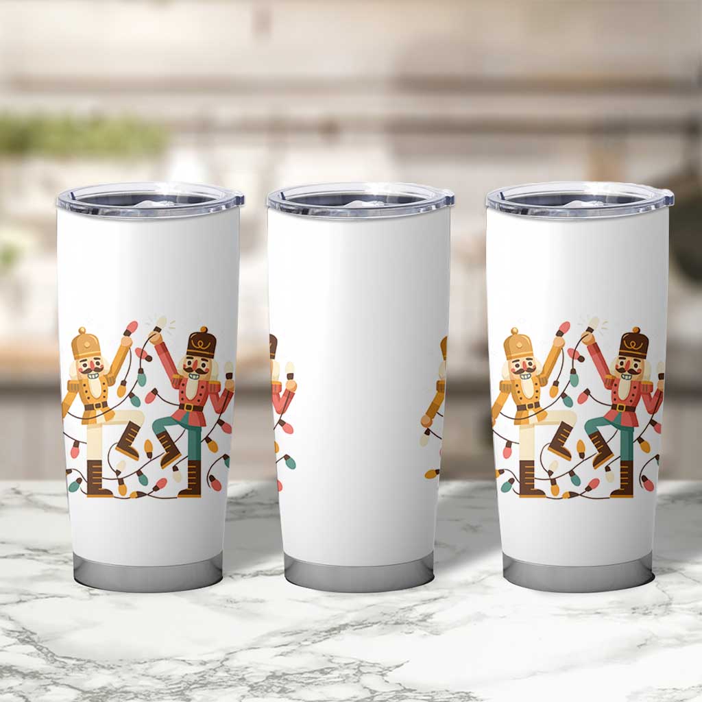 Funny Nutcracker Christmas Tumbler Cup Let Us Get Crackin - Wonder Print Shop