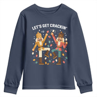 Funny Nutcracker Christmas Youth Sweatshirt Let Us Get Crackin - Wonder Print Shop