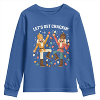 Funny Nutcracker Christmas Youth Sweatshirt Let Us Get Crackin - Wonder Print Shop