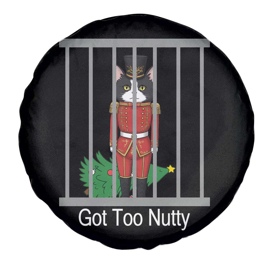 Funny Cat Nutcracker Christmas Spare Tire Cover Got Too Nutty - Wonder Print Shop