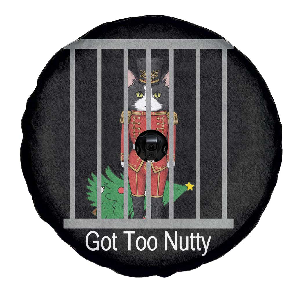 Funny Cat Nutcracker Christmas Spare Tire Cover Got Too Nutty - Wonder Print Shop