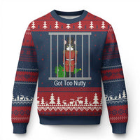 Funny Cat Nutcracker Xmas Ugly Christmas Sweater Got Too Nutty - Wonder Print Shop