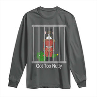 Funny Cat Nutcracker Christmas Long Sleeve Shirt Got Too Nutty - Wonder Print Shop