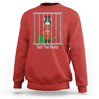 Funny Cat Nutcracker Christmas Sweatshirt Got Too Nutty - Wonder Print Shop