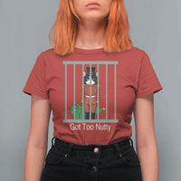 Funny Cat Nutcracker Christmas T Shirt For Women Got Too Nutty - Wonder Print Shop