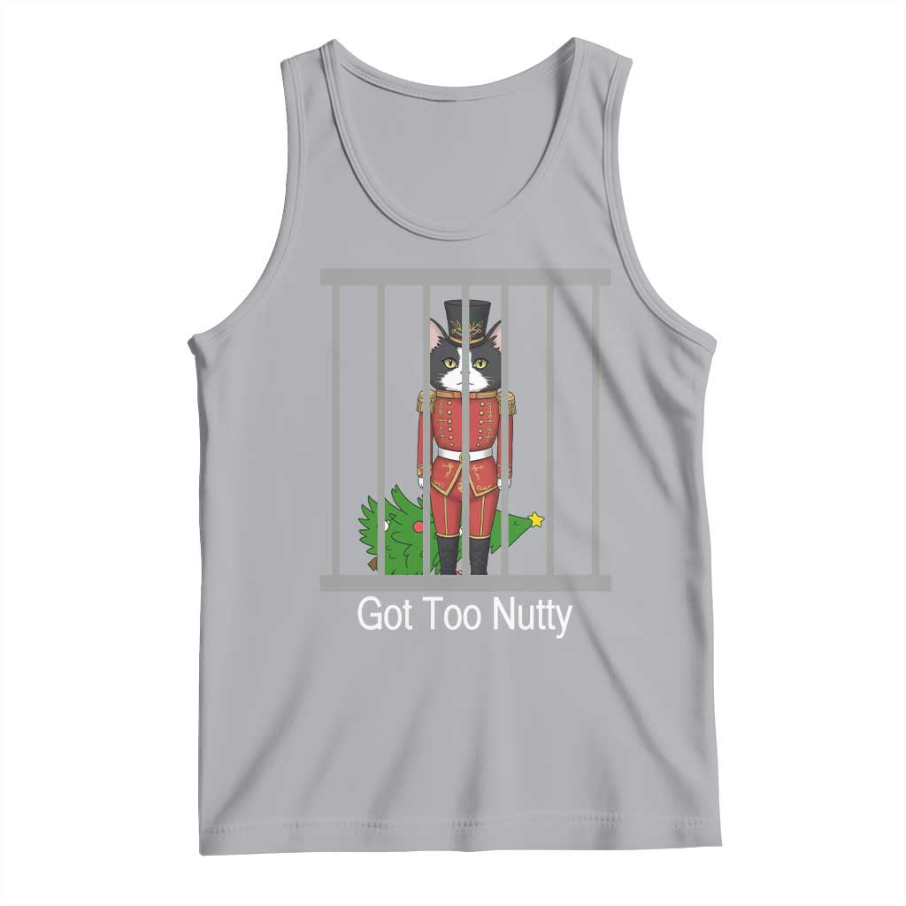 Funny Cat Nutcracker Christmas Tank Top Got Too Nutty - Wonder Print Shop