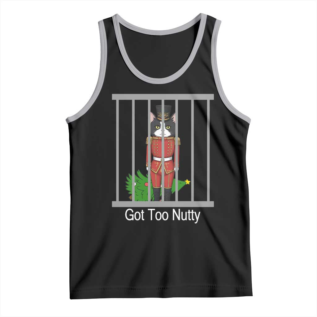 Funny Cat Nutcracker Christmas Tank Top Got Too Nutty - Wonder Print Shop