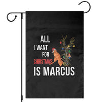 Marcus The Worm Robert Christmas Meme Garden Flag All I Want For Xmas Is Marcus - Wonder Print Shop