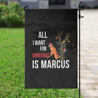 Marcus The Worm Robert Christmas Meme Garden Flag All I Want For Xmas Is Marcus - Wonder Print Shop