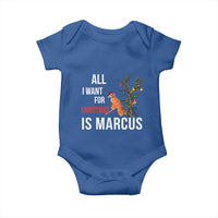 Marcus The Worm Robert Christmas Meme Baby Onesie All I Want For Xmas Is Marcus - Wonder Print Shop