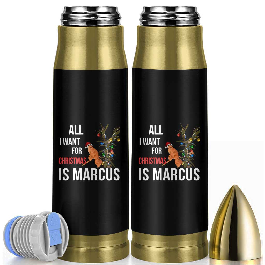 Marcus The Worm Robert Christmas Meme Bullet Tumbler All I Want For Xmas Is Marcus - Wonder Print Shop