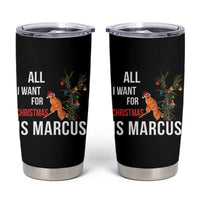 Marcus The Worm Robert Christmas Meme Tumbler Cup All I Want For Xmas Is Marcus - Wonder Print Shop