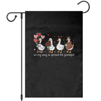 Silly Goose Christian Valentine Gospel Garden Flag On My Way To Spread The Goosepel - Wonder Print Shop
