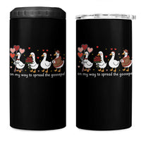 Silly Goose Christian Valentine Gospel 4 in 1 Can Cooler Tumbler On My Way To Spread The Goosepel - Wonder Print Shop