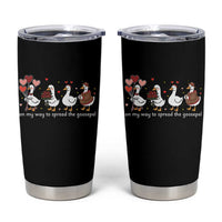 Silly Goose Christian Valentine Gospel Tumbler Cup On My Way To Spread The Goosepel - Wonder Print Shop