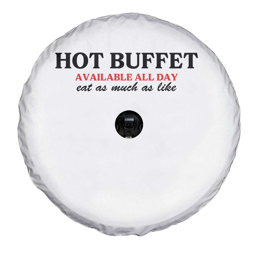 Hot Buffet Available All Day Spare Tire Cover Funny Cooking Food - Wonder Print Shop
