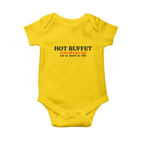 Hot Buffet Available All Day Baby Onesie Funny Cooking Food - Wonder Print Shop
