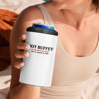 Hot Buffet Available All Day 4 in 1 Can Cooler Tumbler Funny Cooking Food - Wonder Print Shop