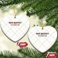 Hot Buffet Available All Day Ceramic Ornament Funny Cooking Food - Wonder Print Shop