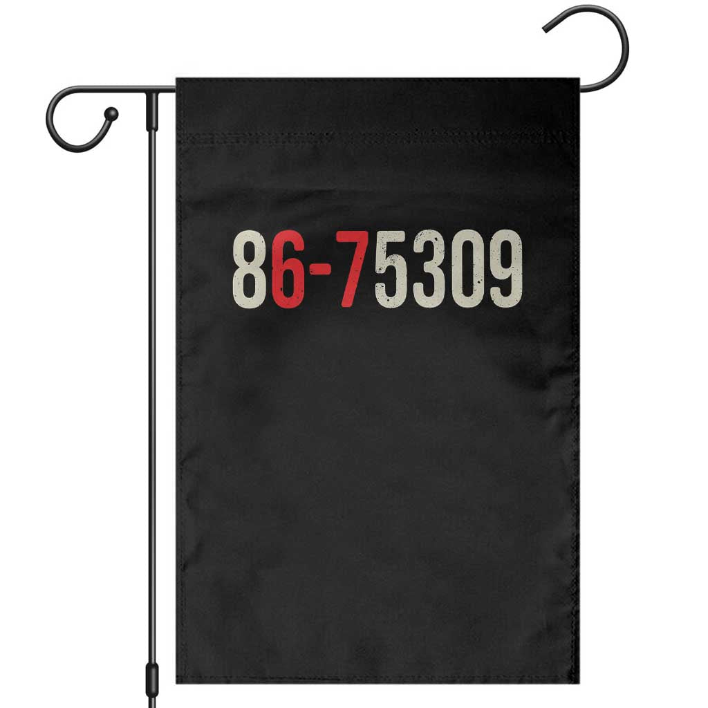 67 Six Seven Meme Garden Flag Vintage 80s Music 8675309 Jenny - Wonder Print Shop