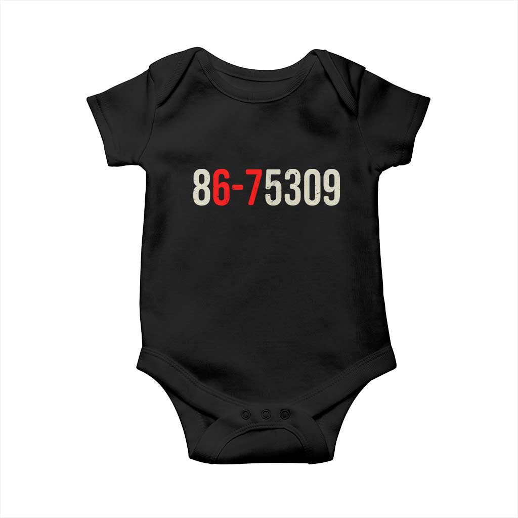 67 Six Seven Meme Baby Onesie Vintage 80s Music 8675309 Jenny - Wonder Print Shop