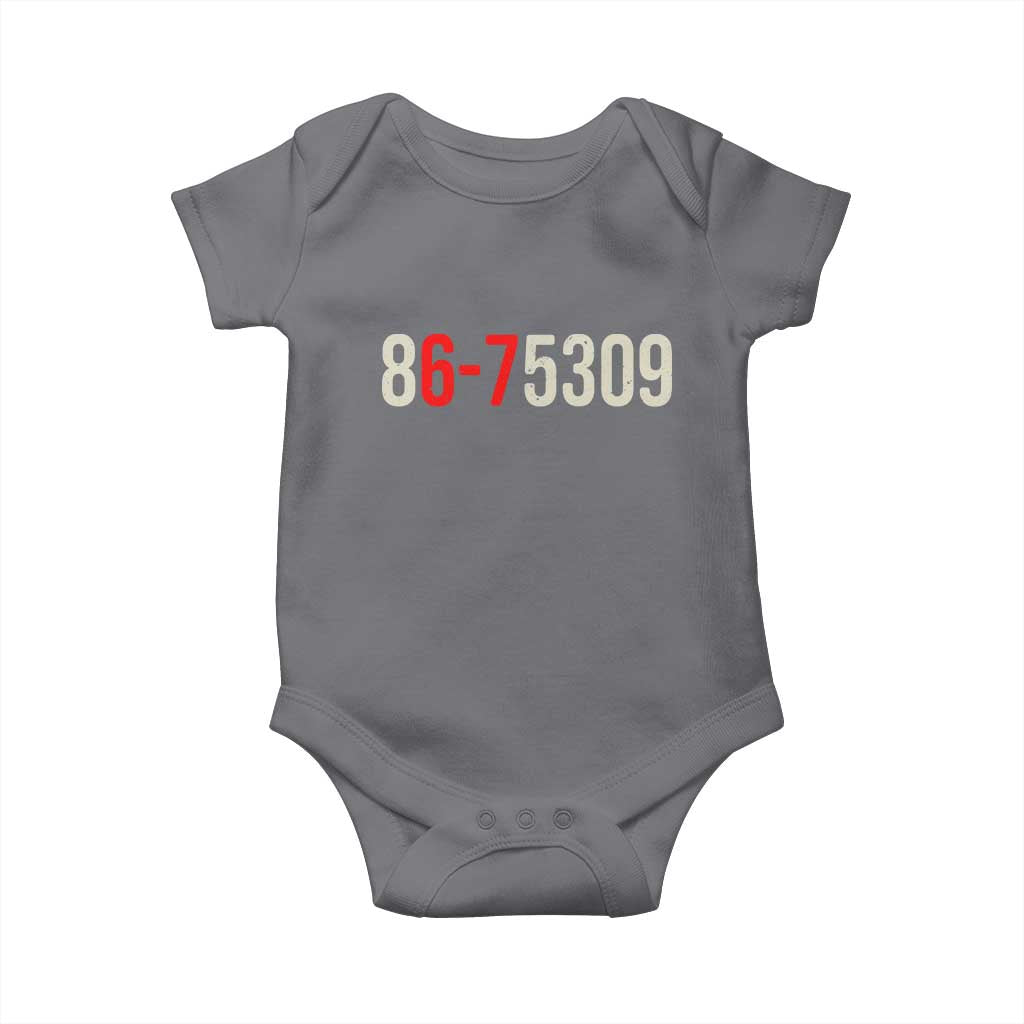 67 Six Seven Meme Baby Onesie Vintage 80s Music 8675309 Jenny - Wonder Print Shop