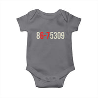 67 Six Seven Meme Baby Onesie Vintage 80s Music 8675309 Jenny - Wonder Print Shop