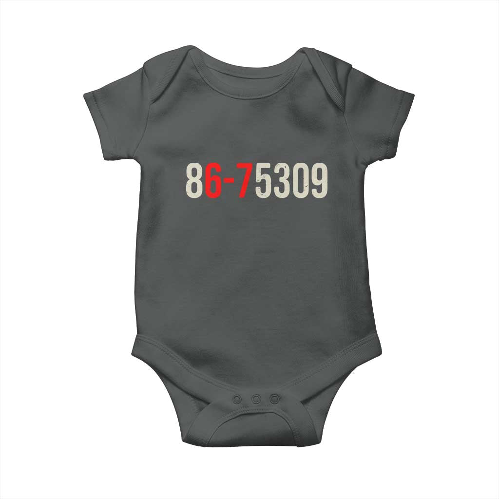 67 Six Seven Meme Baby Onesie Vintage 80s Music 8675309 Jenny - Wonder Print Shop