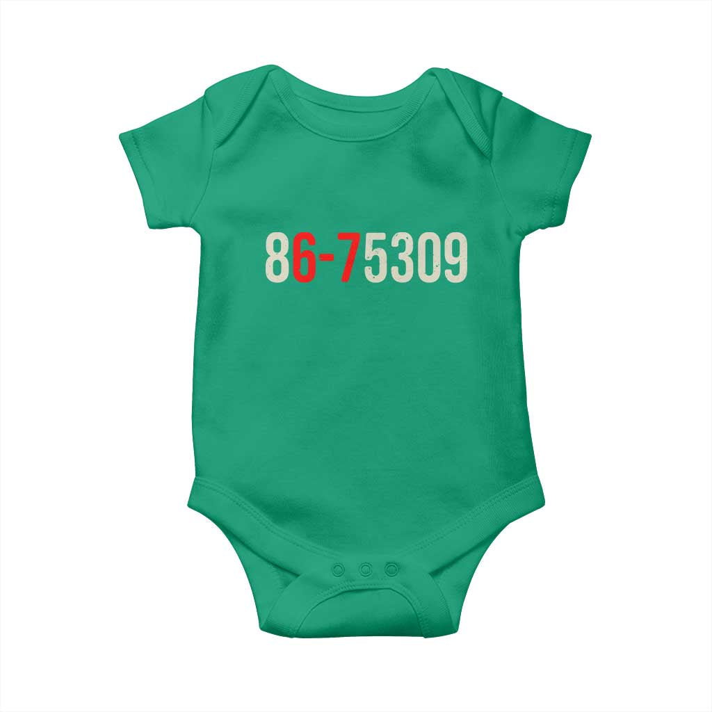 67 Six Seven Meme Baby Onesie Vintage 80s Music 8675309 Jenny - Wonder Print Shop