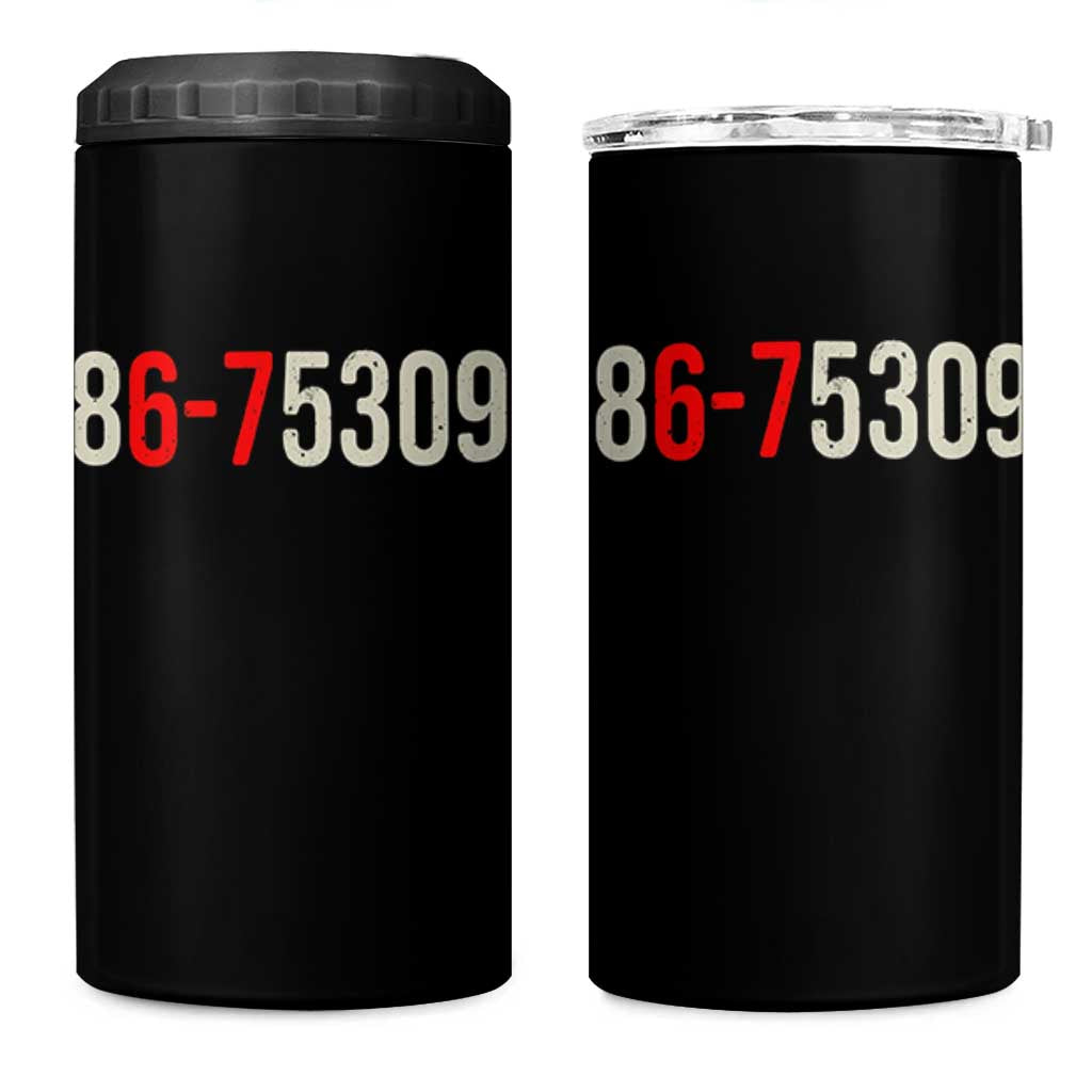 67 Six Seven Meme 4 in 1 Can Cooler Tumbler Vintage 80s Music 8675309 Jenny - Wonder Print Shop