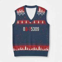 67 Six Seven Meme V-Neck Knit Sweater Vest Vintage 80s Music 8675309 Jenny - Wonder Print Shop