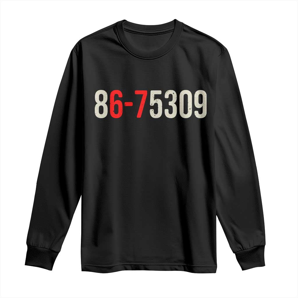 67 Six Seven Meme Long Sleeve Shirt Vintage 80s Music 8675309 Jenny - Wonder Print Shop