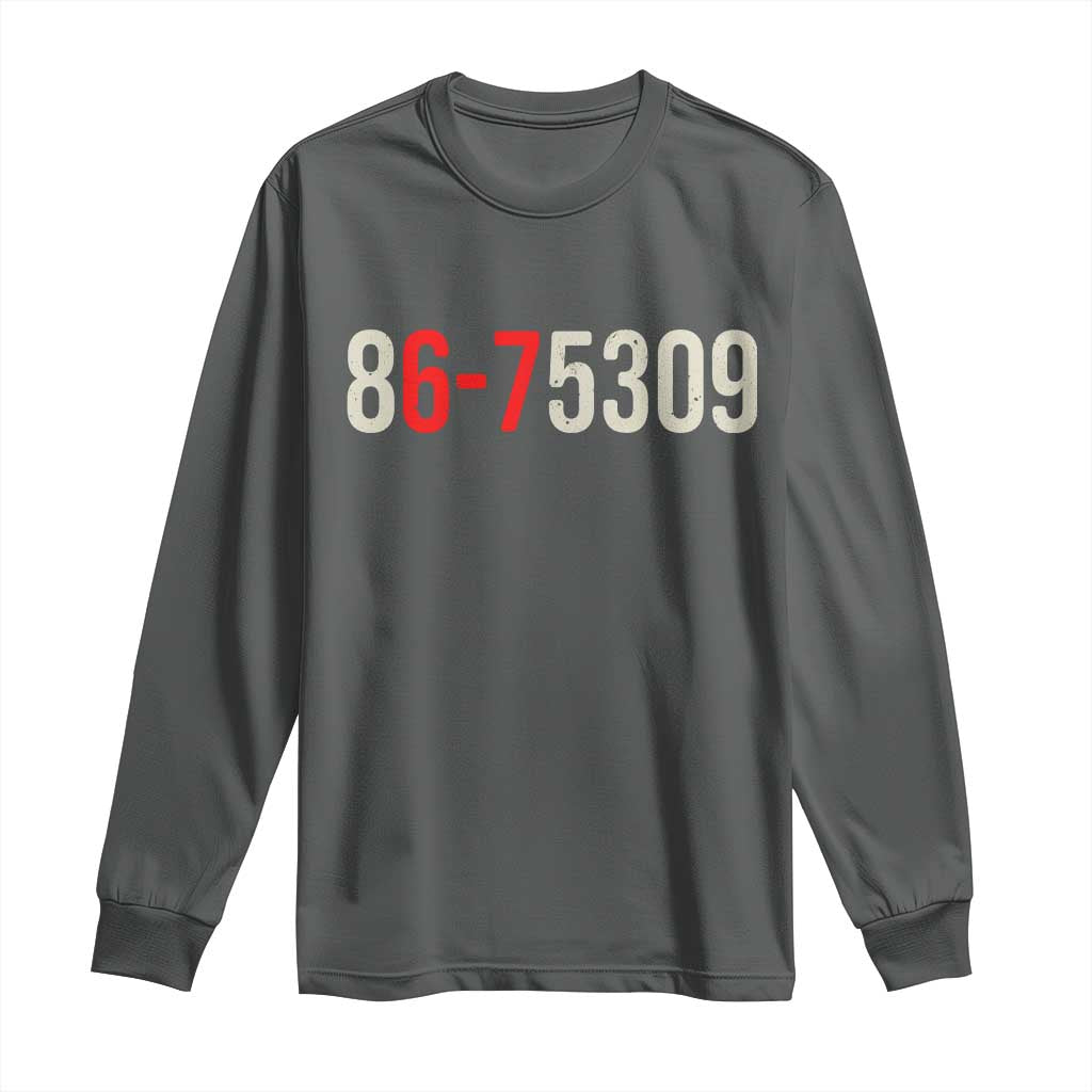 67 Six Seven Meme Long Sleeve Shirt Vintage 80s Music 8675309 Jenny - Wonder Print Shop