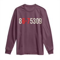 67 Six Seven Meme Long Sleeve Shirt Vintage 80s Music 8675309 Jenny - Wonder Print Shop